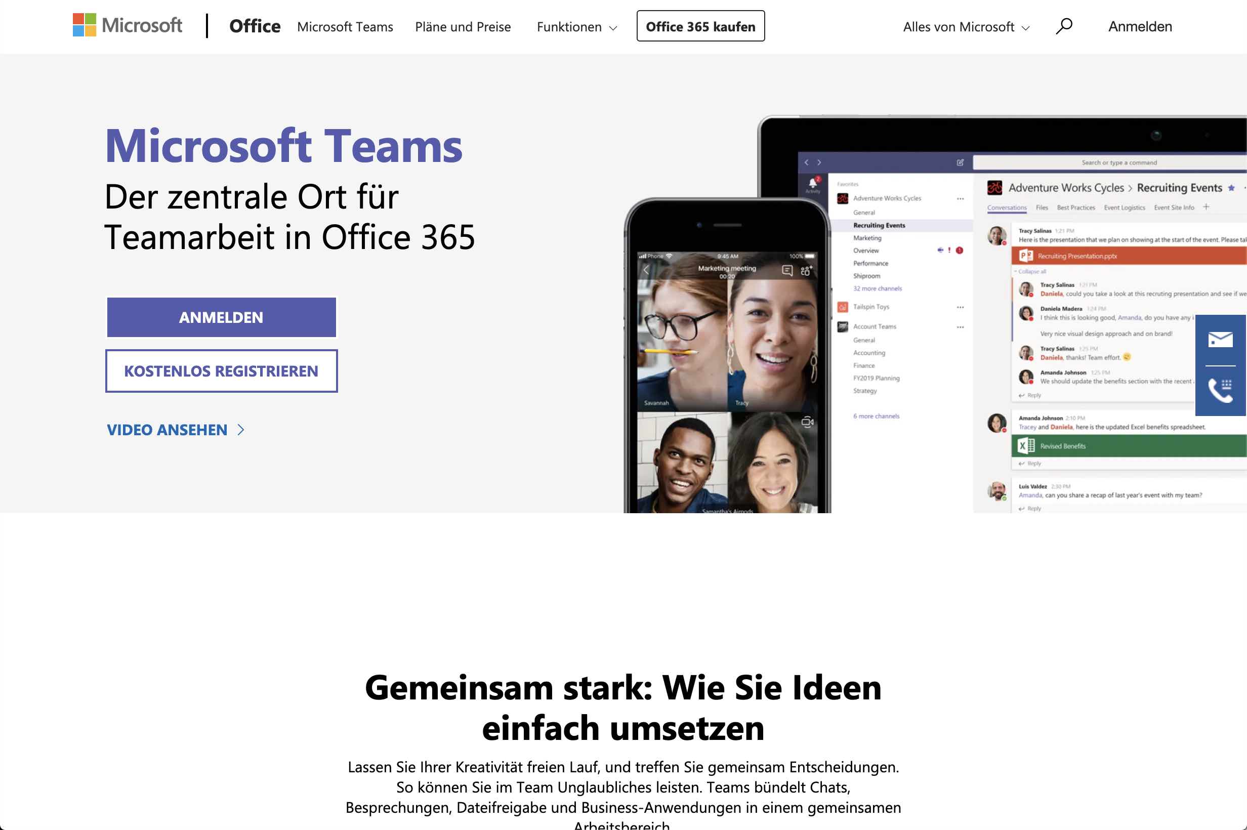 Microsoft Teams Web-Meeting tools